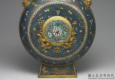 图片[2]-Copper flask in cloisonne enamels, Qianlong reign (1736-1795), Qing dynasty.-China Archive